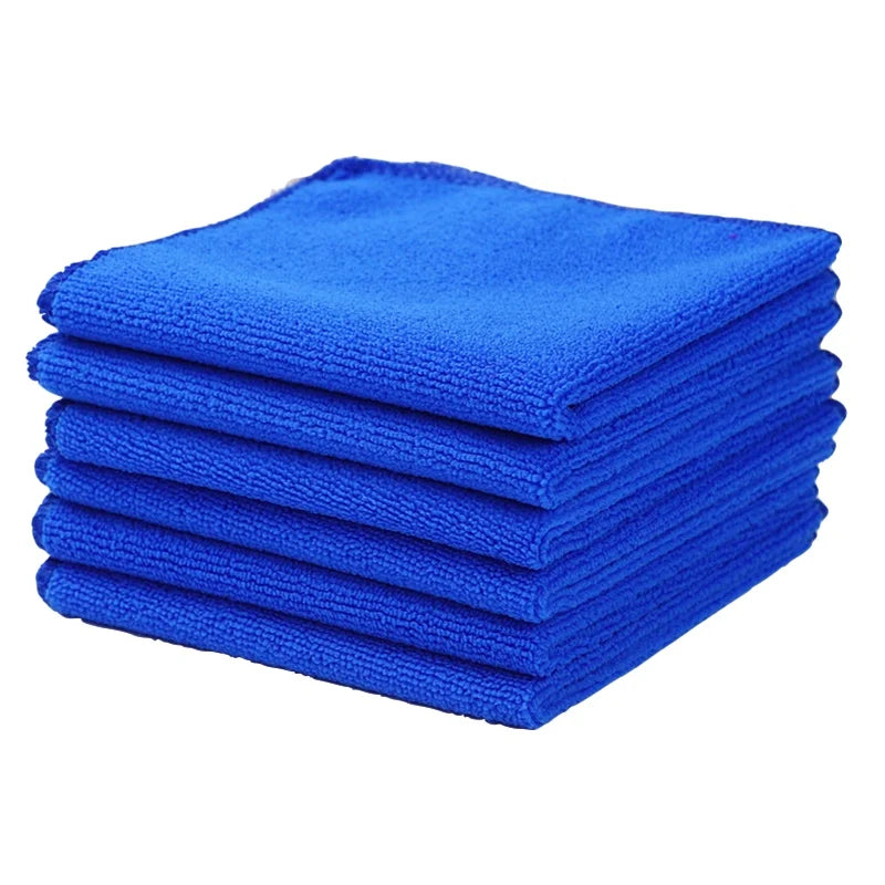 Microfiber Cleaning Cloths Pack - Multi-Purpose Reusable Soft Towels for Car, Home, Kitchen