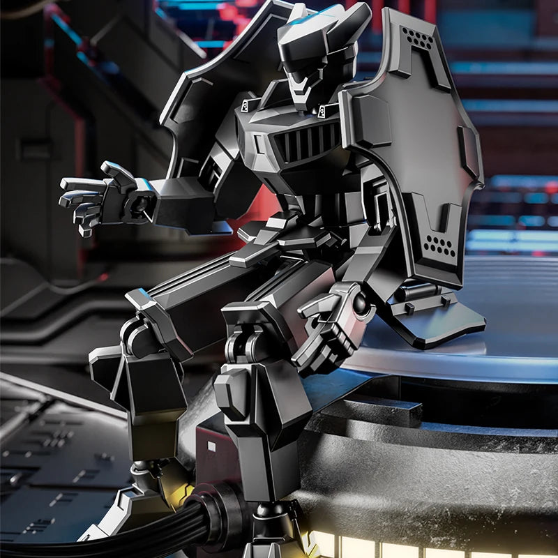 Multi-Jointed Movable Robot Warrior Toy - 3D Printed Knight Figurine for Kids & Adults