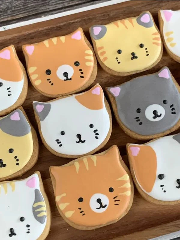 Aluminium Alloy Cat Shape Cookie Cutter Biscuit Mold for Baking & Pastry