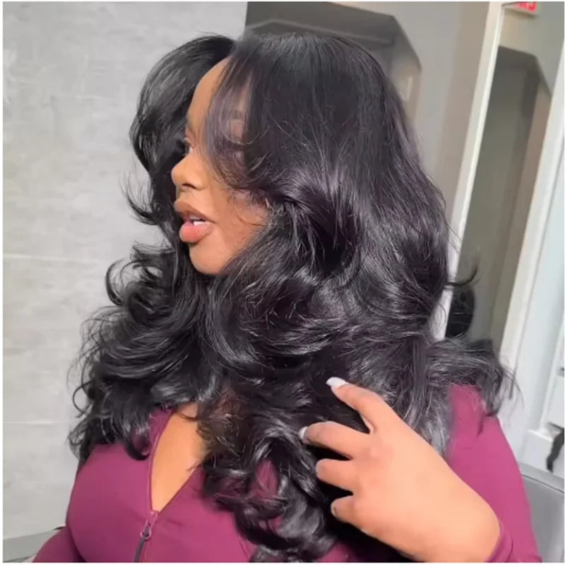 Body Wave Lace Front Wig Human Hair Glueless Brazilian HD Transparent Lace for Women