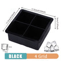 Silicone Ice Cube Tray 15-Grid Square Ice Mold Reusable for Whiskey Cocktails