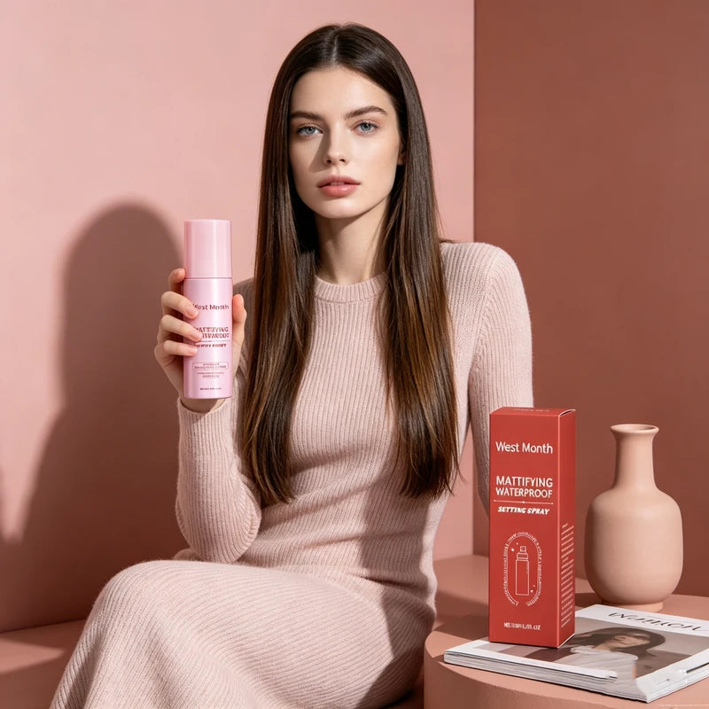 Long Lasting Matte Waterproof Setting Spray for Makeup - Oil Control & Hydrating
