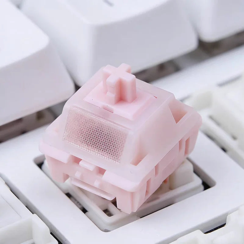 Silent Linear Mechanical Keyboard Switches 5-Pin POM TPE Stem for Custom Keyboards