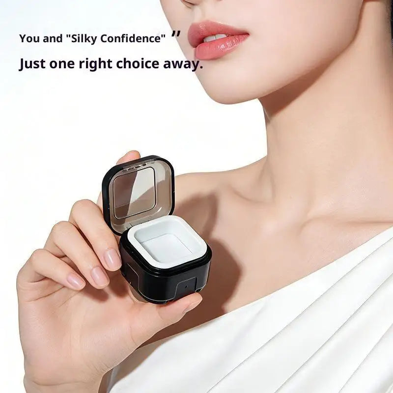 Mini Wax Heater with Silicone Bowl for Facial & Nose Hair Removal Kit