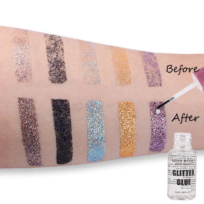 Loose Eyeshadow Primer Gel - Glitter Eye Shadow Fix & Waterproof Adhesive 0.85oz