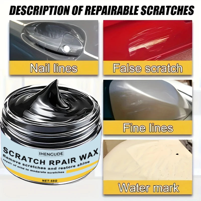 Car Scratch Remover Paint Care Kit Auto Swirl & Scratch Repair Polishing Compound