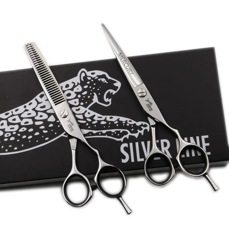 Professional Hairdressing Scissors Set 4 Sizes Stainless Steel Barber Shears
