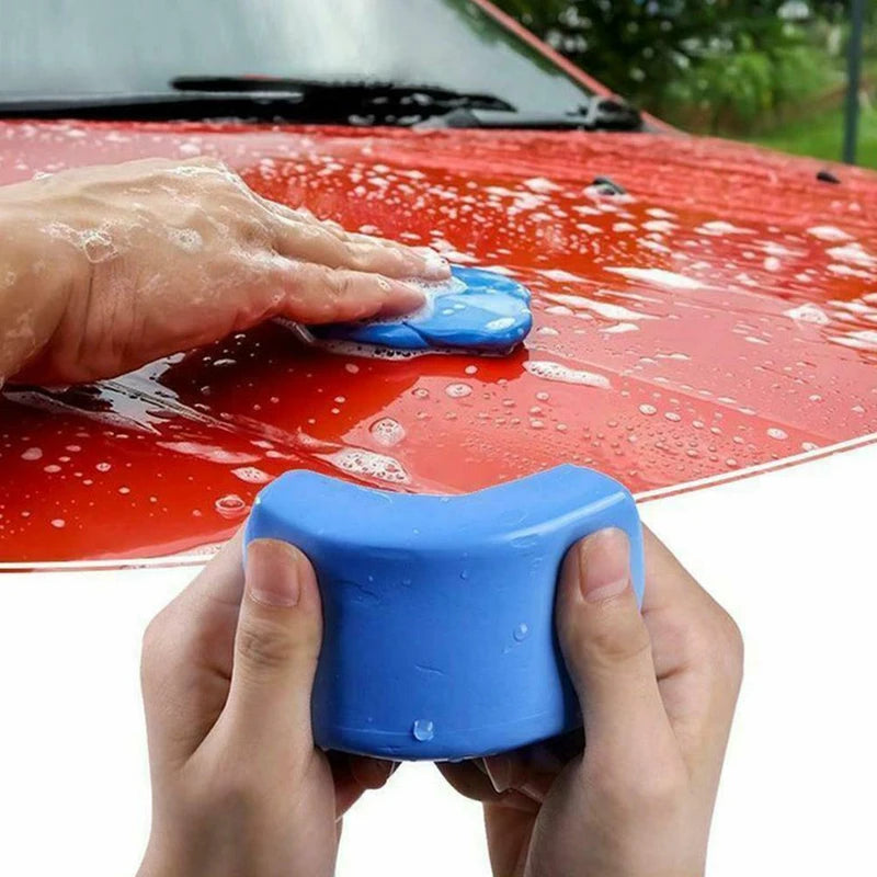 Car Clay Cleaning Bar Set - Reusable Vehicle Paint and Glass Stain Remover