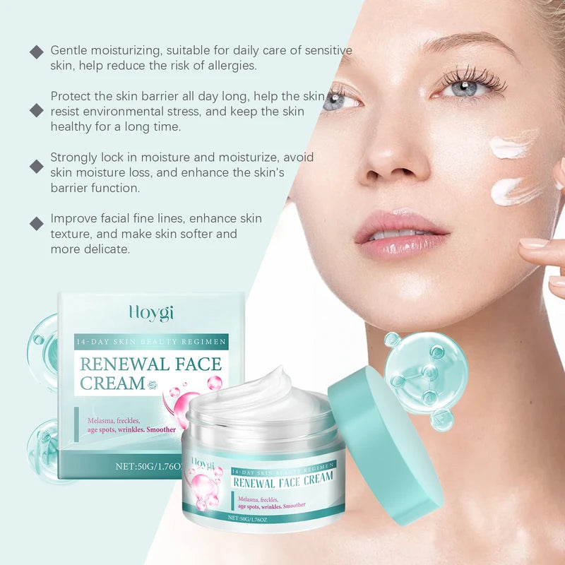 Collagen Brightening Facial Cream - Firming, Hydrating, Reduces Dark Spots & Wrinkles