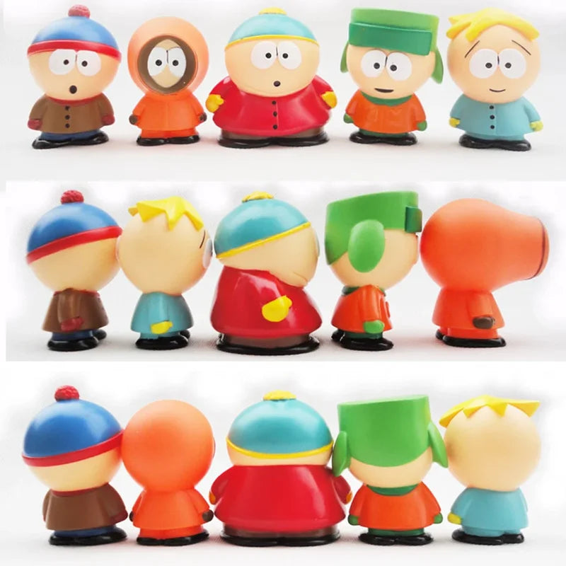 5PCS Action Figure Toy Set - PVC Doll Collectibles for Kids & Home Decor