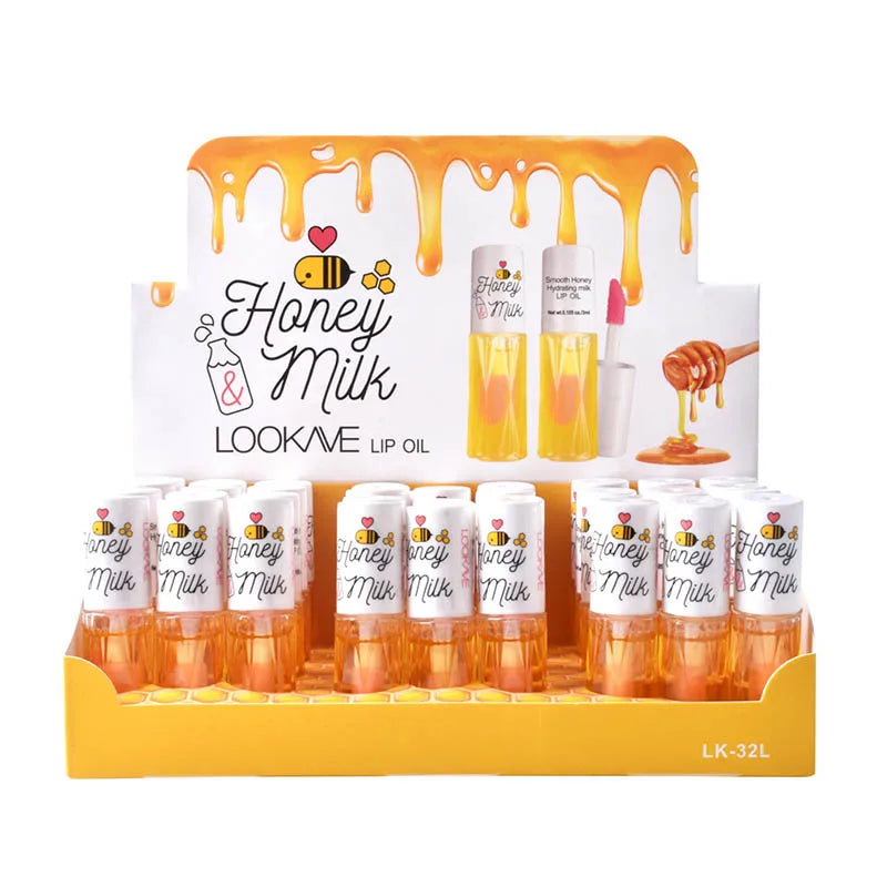 36Pcs Color Changing Lip Oil Set with Vitamin E - Hydrating Lip Care