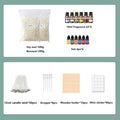 DIY Candle Making Kit with Soy Wax & Stainless Steel Melting Pot - Handmade Aromatherapy Supplies