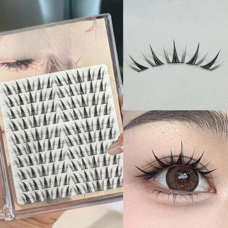 Sunflower DIY False Lashes Cluster Comic Lashes Set Natural Volume Eyelashes
