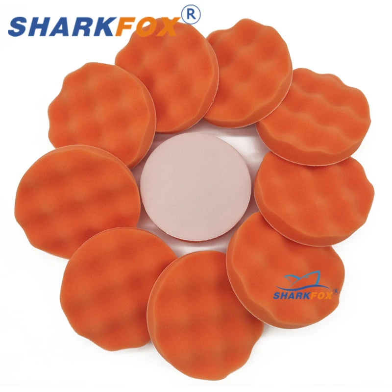 Car Buffing Polishing Pads Kit 5/6 Inch Foam Sponge Waxing Pads for Auto Care