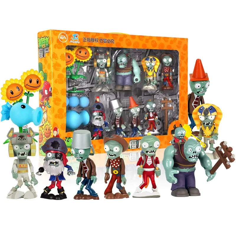 Plants vs Zombies Giant Zombie Model Toy Set - Action Figures for Kids and Collectors