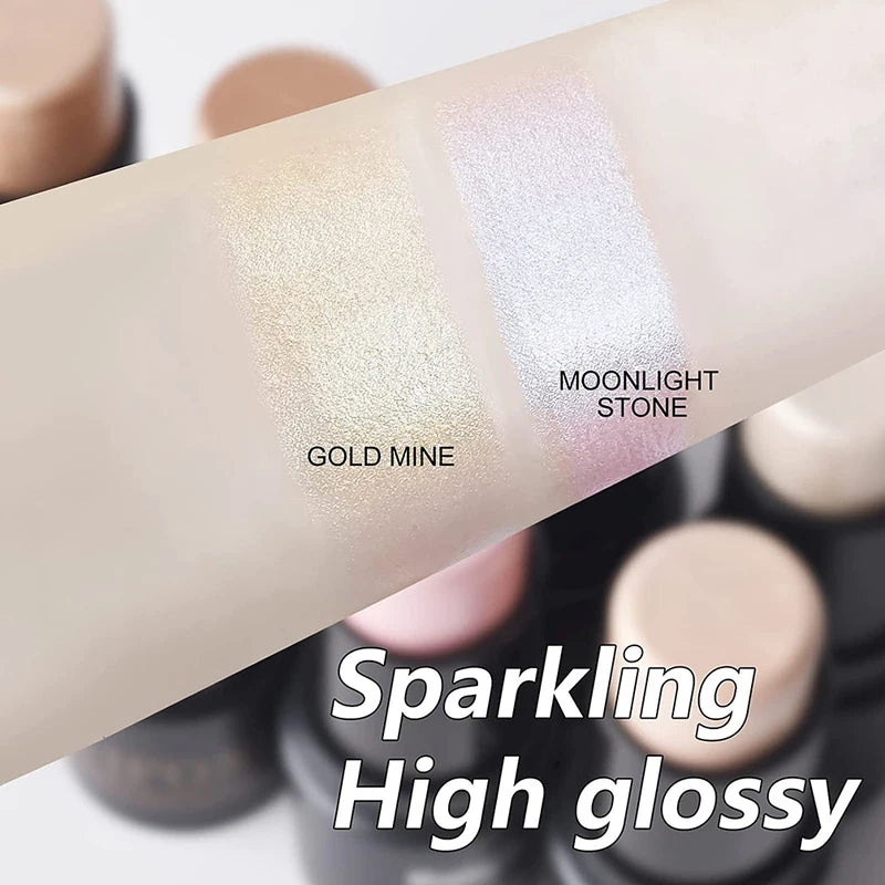 Multicolor Highlighter Stick Makeup Contour & Shimmer Powder for Face
