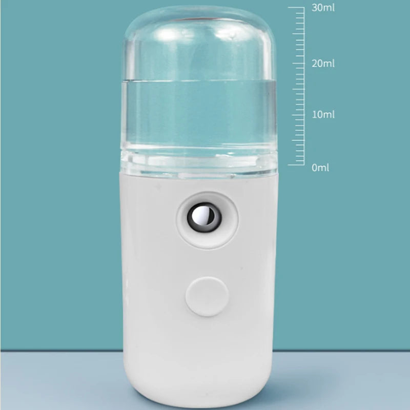Portable Nano Face Spray Humidifier with USB Water Meter - Skin Moisturizer