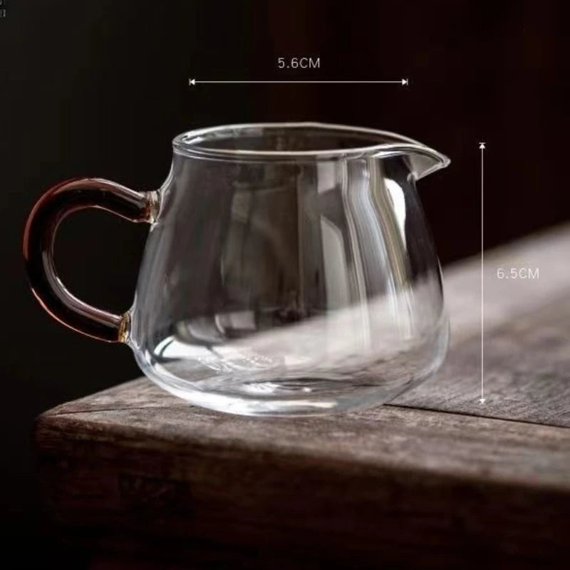 200ml Heat Resistant Glass Pourer Coffee Tea Dispenser for Kitchen Household Use