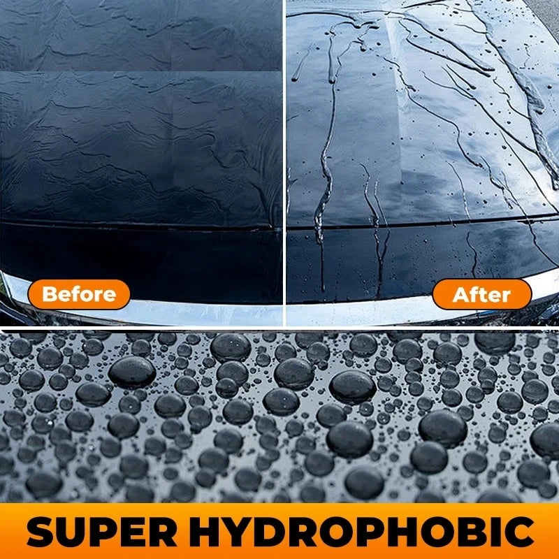 Car Coating Spray with Quick Effect & Scratch Protection - Vehicle Wax & Glass Cleaner