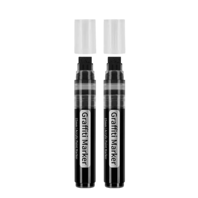 Large Acrylic Paint Pens 15mm Wide Tip for Drawing and Craft Projects