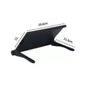 Computer and TV Screen Storage Rack Wireless Router Set-Top Box Organizer Black or White