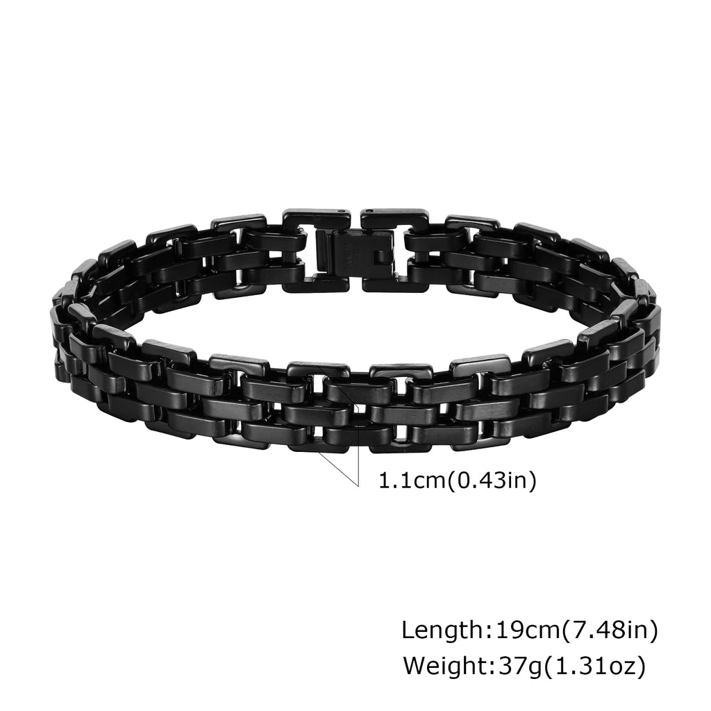 Men's Two Tone Stainless Steel Bracelet Jewelry for Men