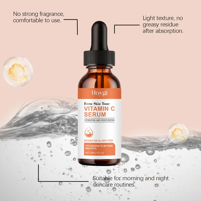 Vitamin C Serum for Face with Hyaluronic Acid & Aloe Vera - Brightening Dark Spots, Anti-Aging 30ml