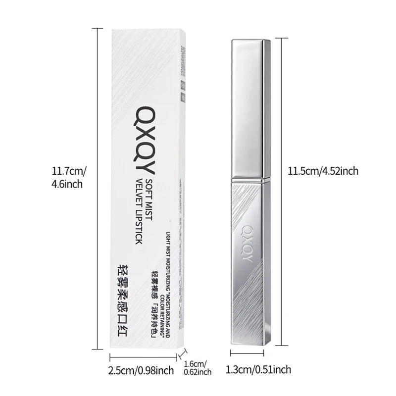 Waterproof Long Lasting Lip Gloss - Natural Matte Light Mist Cloud Lipstick for Women