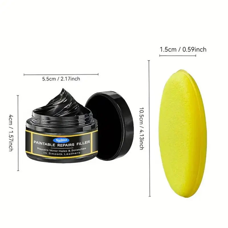 Car Interior Scratch Repair Cream & Plastic Polishing Wax for Dashboard and Surfaces