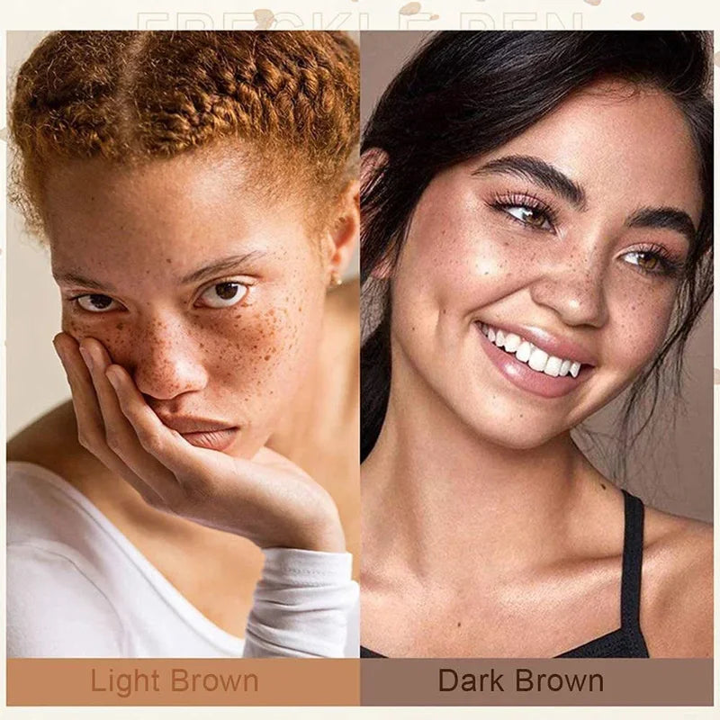 Waterproof Freckle Pen for Natural Fake Spots & Eyeliner - Long-Lasting Makeup Tool
