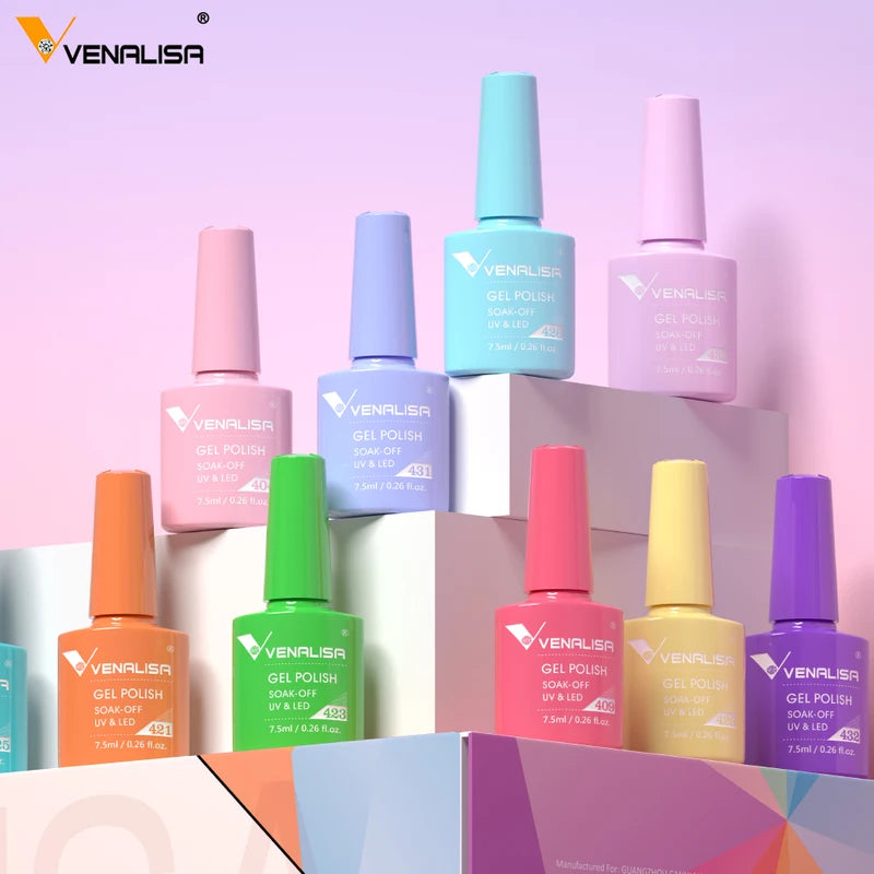 7.5ml Nail Gel Polish UV LED Soak-Off Semi-Permanent Glossy Top Coat