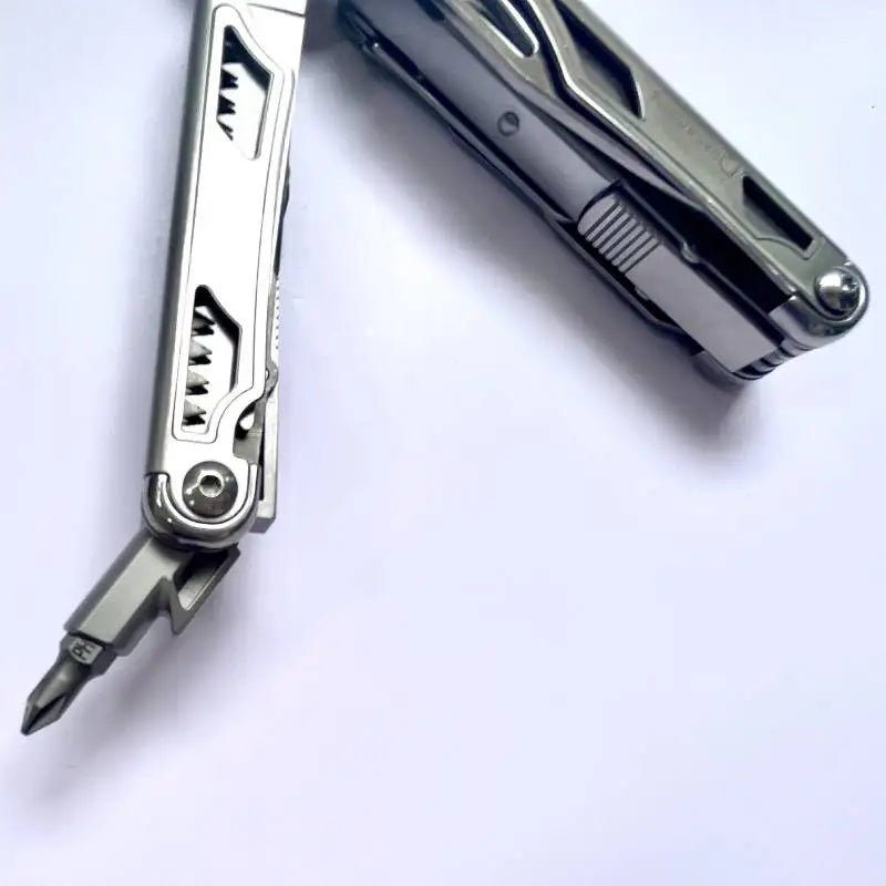 Multifunctional Folding Survival Knife & Pliers Set - EDC Tool with Saw & Cutter