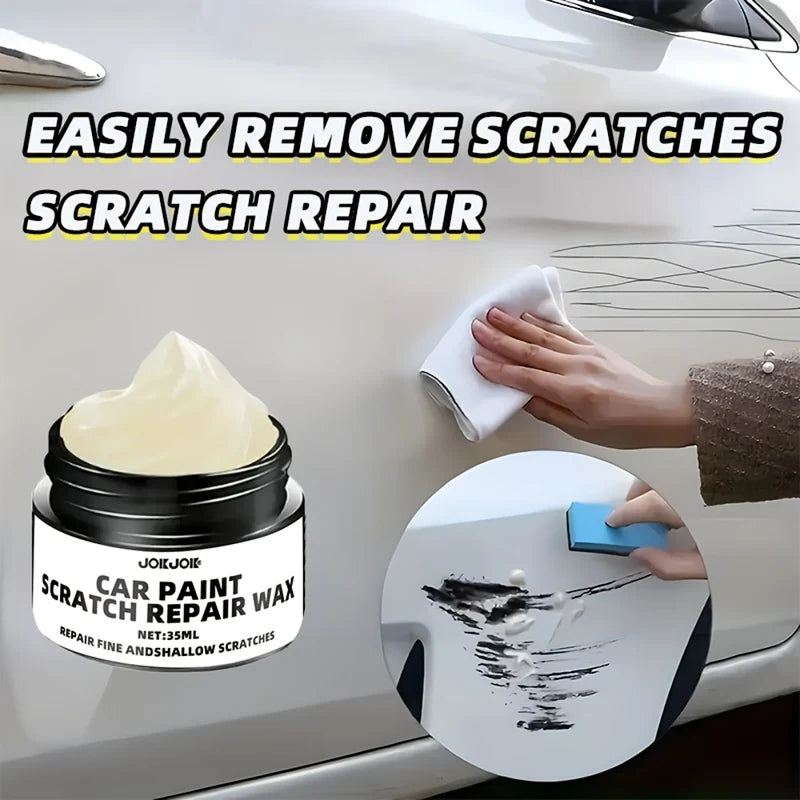 Universal Car Paint Scratch Repair Wax 35ml - Quick DIY Vehicle Polish