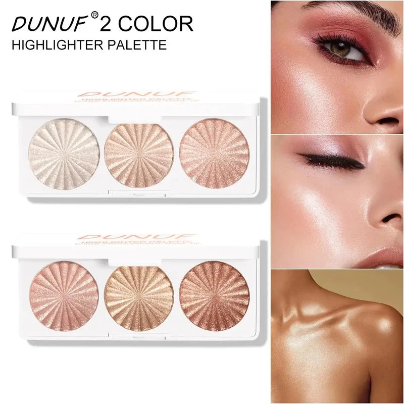 Waterproof 4-in-1 Face Makeup Palette Highlighter Blush Contour Kit