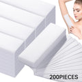 Disposable Waxing Strips 200Pcs for Hair Removal Body Face Legs Chest