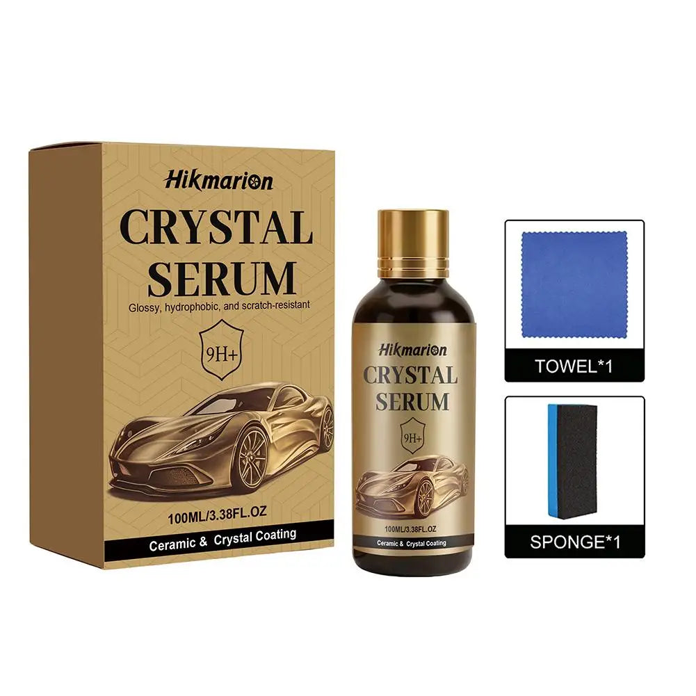 Ceramic Car Coating Kit Liquid Nano Crystal Serum Waterproof Wax 9H+