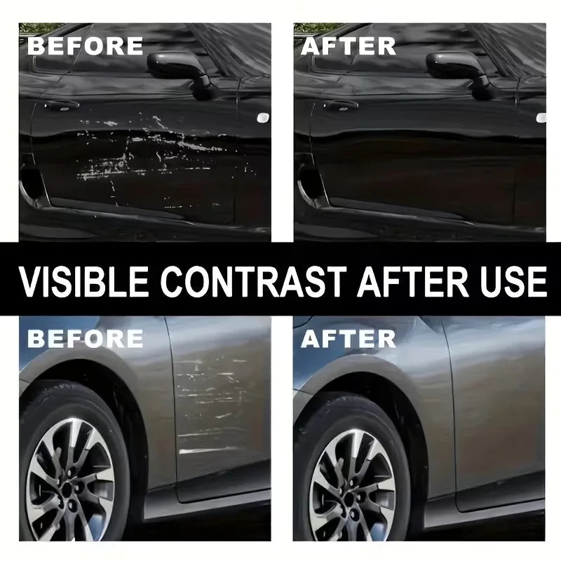 Professional Car Scratch Wax - Removes Light & Moderate Scratches, Polishes & Protects Paint for Long-Lasting Shine