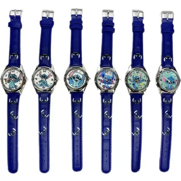 Children's Cartoon Watch Surprise Blind Box Gift with PU Leather Strap