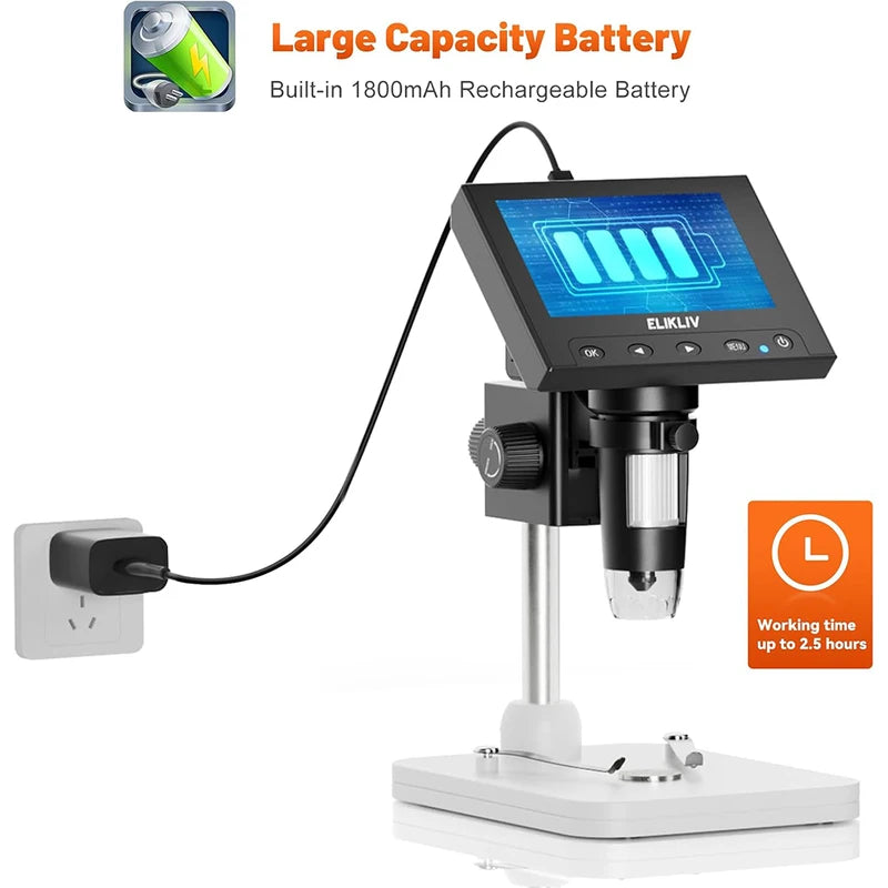 LCD Digital Microscope 1000x Magnification Handheld Soldering Repair Tool