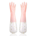 Waterproof Household Cleaning Gloves - Latex, Wear-Resistant, Multi-Color