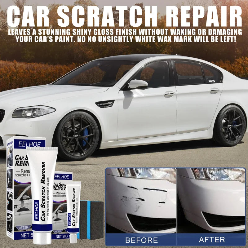 Car Scratch Remover Paint Care Kit - Auto Swirl & Scratch Repair Polishing Tools