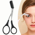 Eyebrow Trimmer Scissors with Comb - Facial Hair Grooming & Shaping Tool