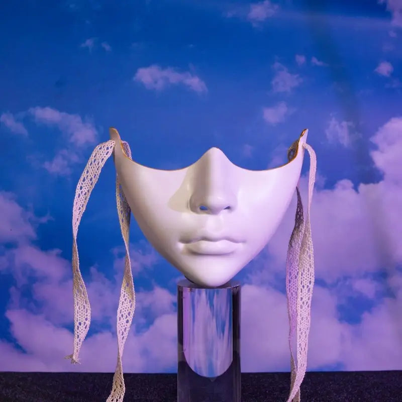 Retro Masquerade Half Face Masks for Cosplay and Costume - Multiple Colors