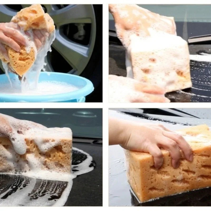 Large Car Wash Sponge Foam Cotton Absorbent Cleaning Brush - Multiple Colors