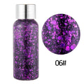 Multipurpose Body & Hair Glitter Gel - Waterproof Sparkling Sequin Makeup Decoration