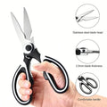 Heavy Duty Kitchen Scissors Stainless Steel Multipurpose Cutting Tool for Poultry Vegetables Bottle Opening Nuts