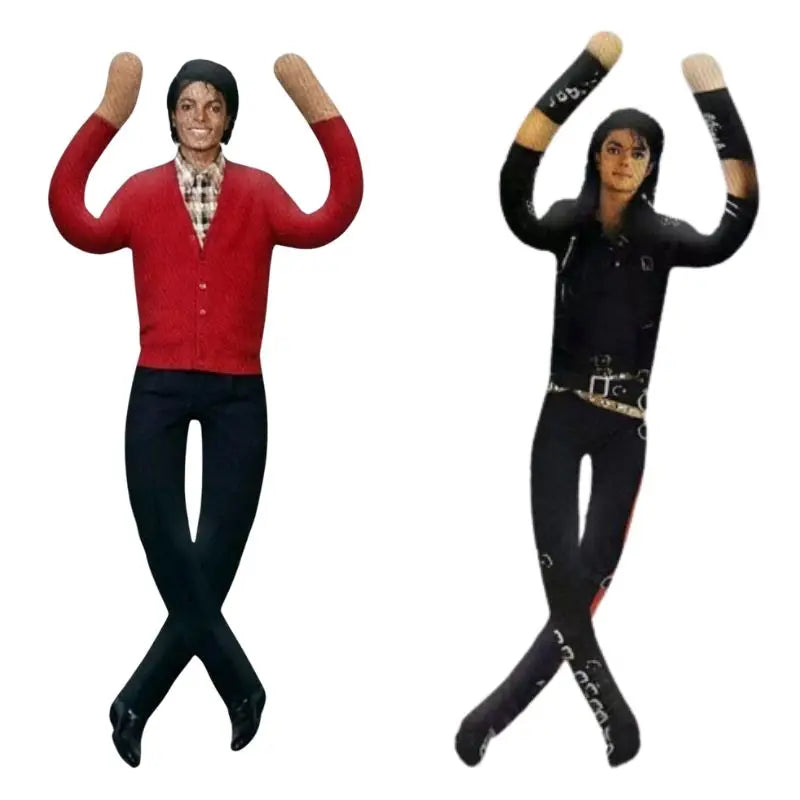 Anime Michael Jackson Plush Doll - Adjustable Articulated Cosplay Figure, Room Decor & Collectible Gift