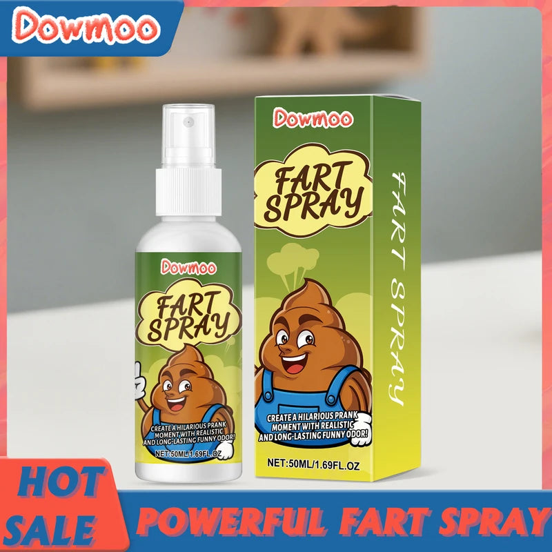 Funny Prank Fart Spray 50ml - Simulates Real Smells for Parties & Gags