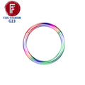 Titanium Septum Nose Ring Body Jewelry 16G Circular Cartilage Piercing