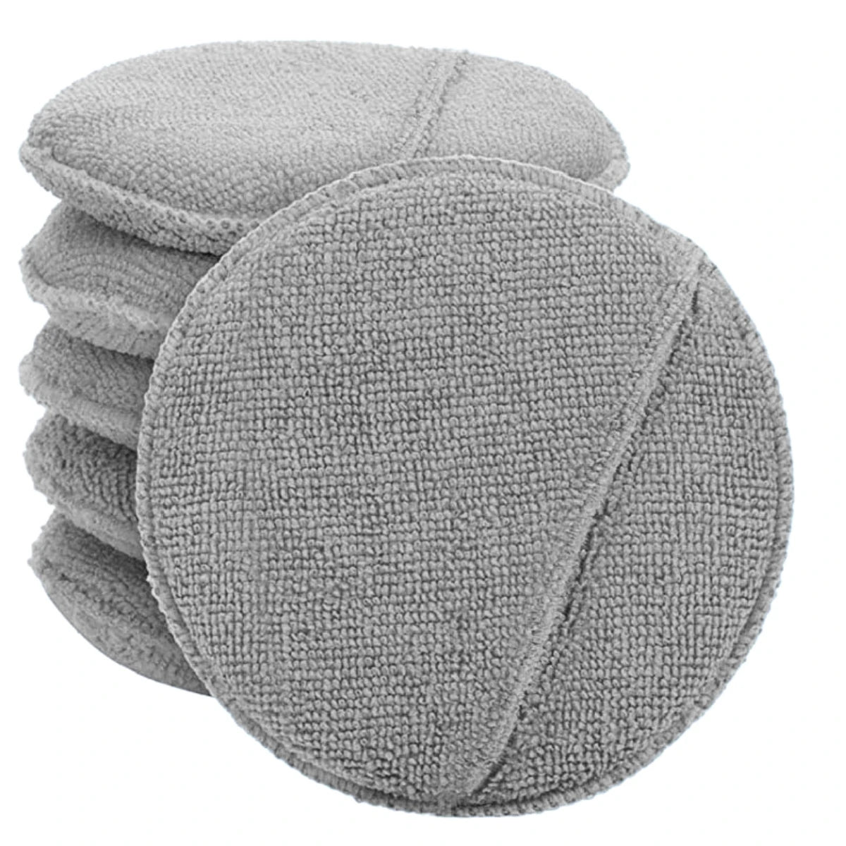 Microfiber Car Wax Applicator Pads Set - Reusable Buffing & Polishing Sponges